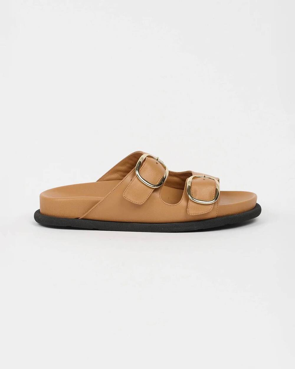 NEW JAMIE HALLER women's bumper slide sandal in camel